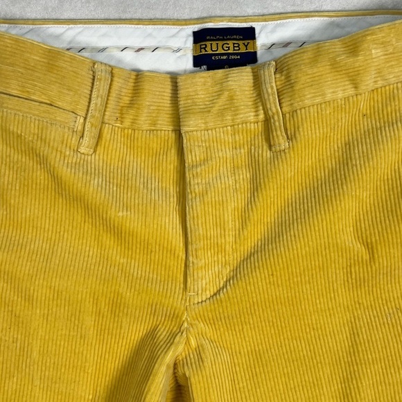 Women’s Ralph Lauren Rugby Size 6 Yellow Corduroy Classic Trad Ivy Pants Trouser - Picture 6 of 9